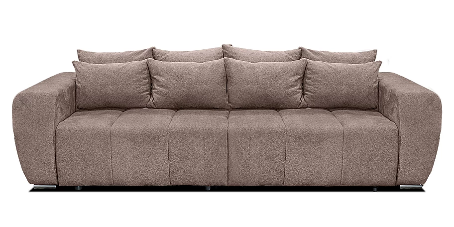 KING SOFA BED Soft Brown Luxury